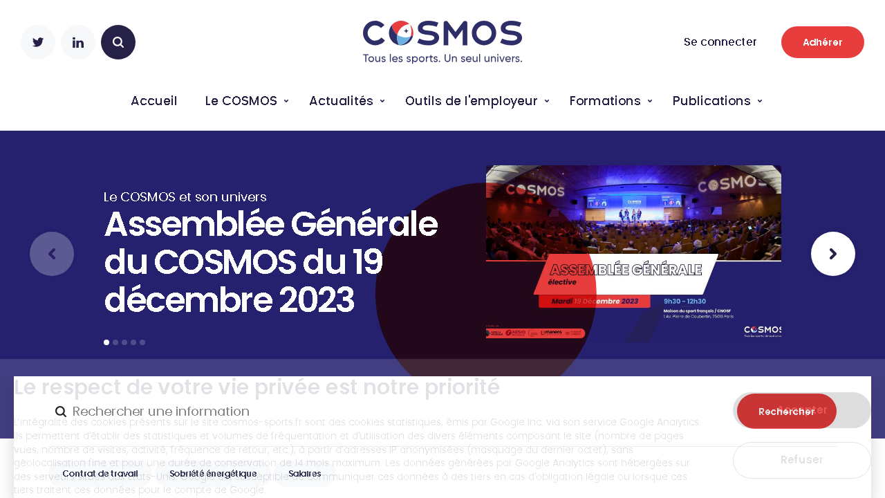 Capture d'écran de http://www.cosmos.asso.fr/ 